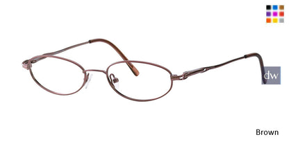 Brown Destiny Andrea Eyeglasses - Teenager.