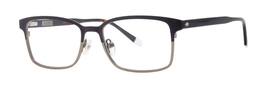 Original Penguin The Shelton men's round stainless steel eyeglasses in Anthracite

