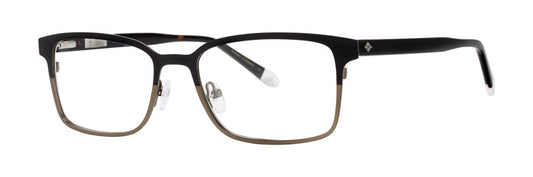 Original Penguin The Sigg men's round stainless steel eyeglasses in Anthracite

