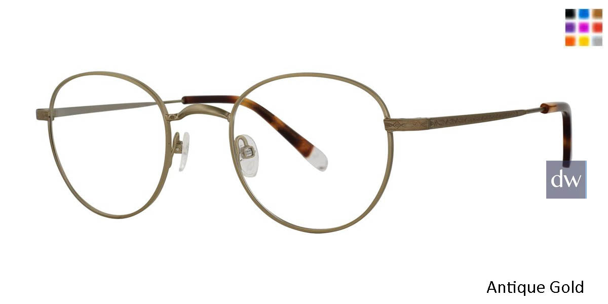 Antique Gold Original Penguin The Elliot Eyeglasses