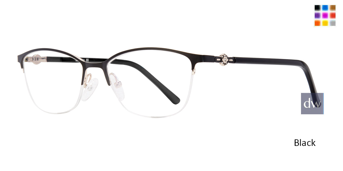 Black Serafina Anya Eyeglasses