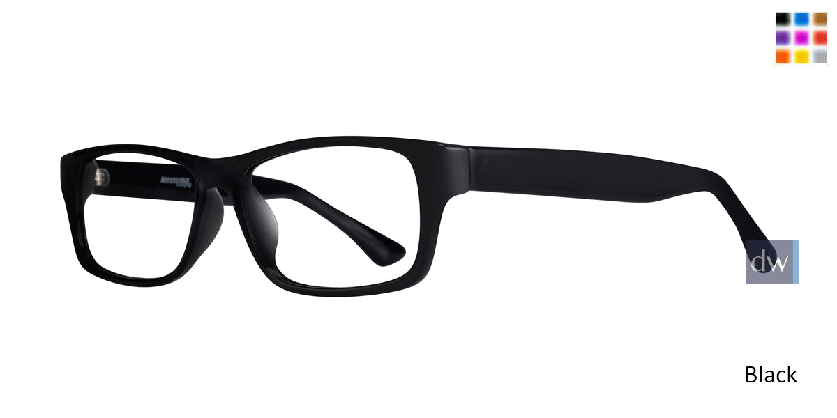 Black Affordable Designs Apollo Eyeglasses.