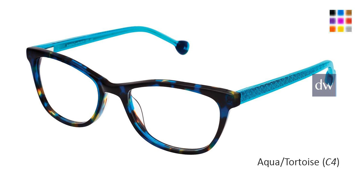 Aqua/Tortoise (C4) Lisa Loeb Summer Eyeglasses