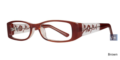 Brown Affordable Designs Aurora Eyeglasses.