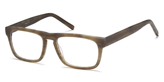 Olive/Green Capri BIGGU B768 Eyeglasses.