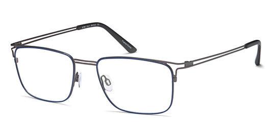 Blue/Grey BIGGU B789 Eyeglasses.