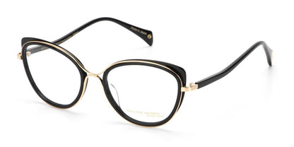 Black/Gold William Morris Black Label BLABIGAIL Eyeglasses