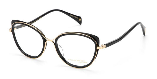 Black/Gold William Morris Black Label BLABIGAIL Eyeglasses