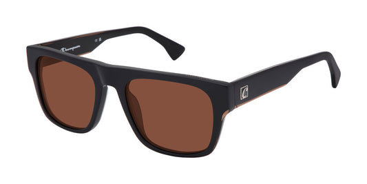 Black Trans. Tan colorway:
Champion CREW Square Sunglasses in Black Trans. Tan — men's full acetate frame
