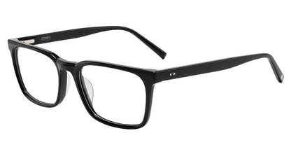 “Jones New York VJOM565 men's rectangle plastic eyeglasses in Black.”