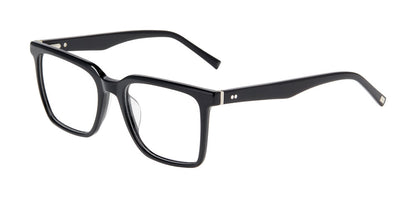 “Jones New York VJOM561 men's square plastic eyeglasses in Black.”