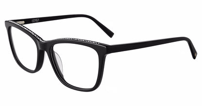 Jones New York VJON794 Cat Eye Eyeglasses in Black — women's full acetate frame
