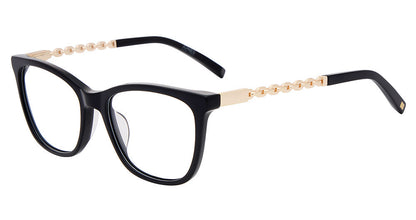 Jones New York VJON807 women's cat-eye plastic eyeglasses in Black.