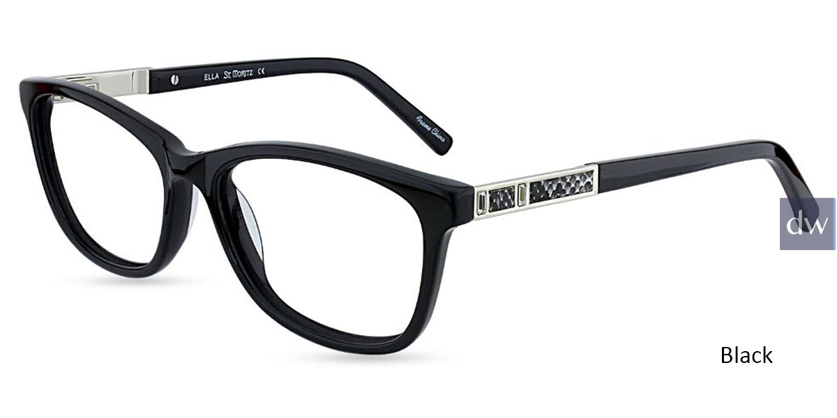 Black ST. Moritz ELLA Eyeglasses