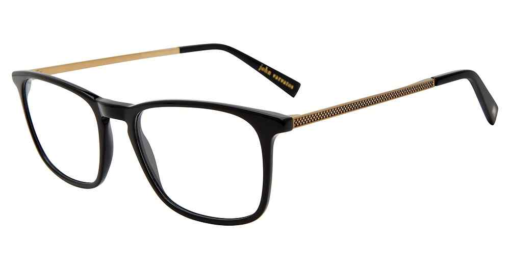 Black John Varvatos V370 Eyeglasses.