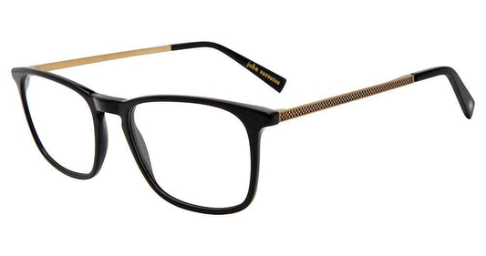 Black John Varvatos V370 Eyeglasses.