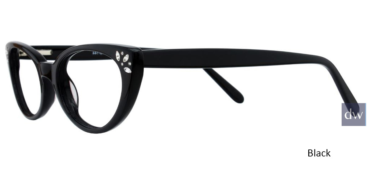 Black ST. Moritz RHONA Eyeglasses