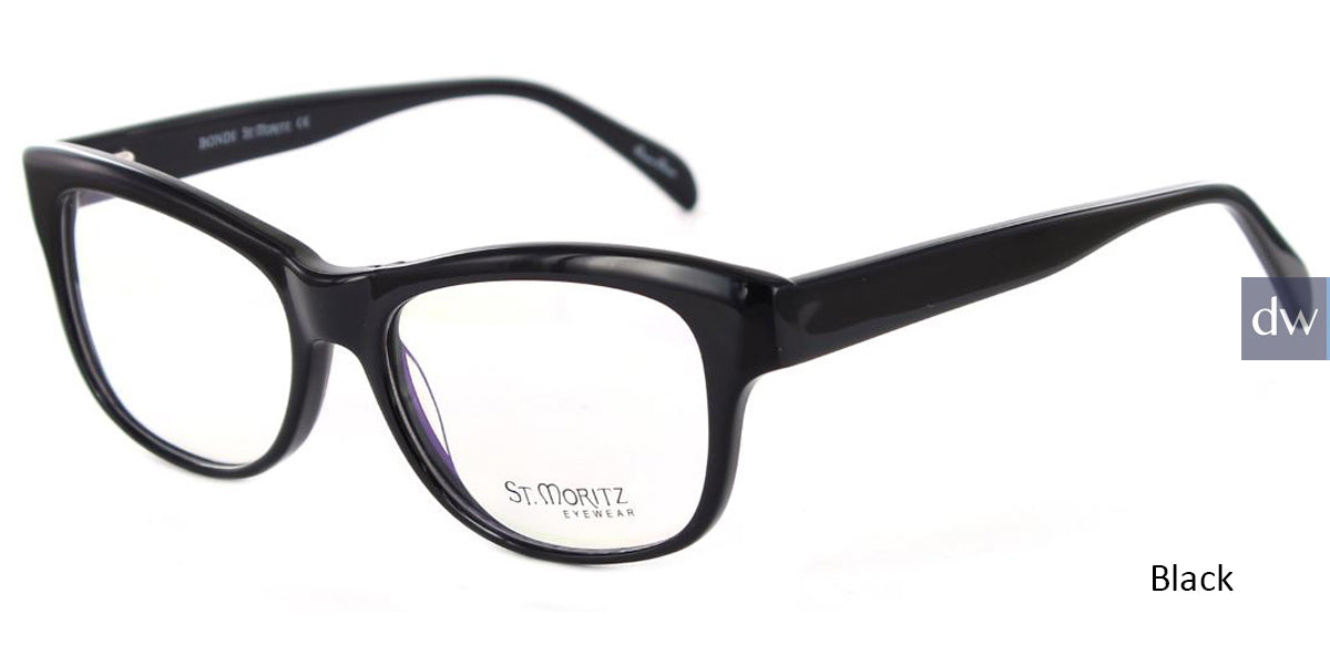 Black ST. Moritz BONDI Eyeglasses