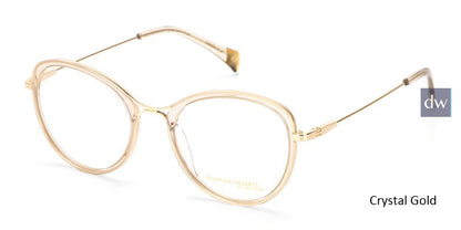 Crystal Gold William Morris Black Label BLALICE Eyeglasses