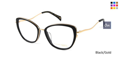 Black/Gold William Morris Black Label BLANNABELLE Eyeglasses