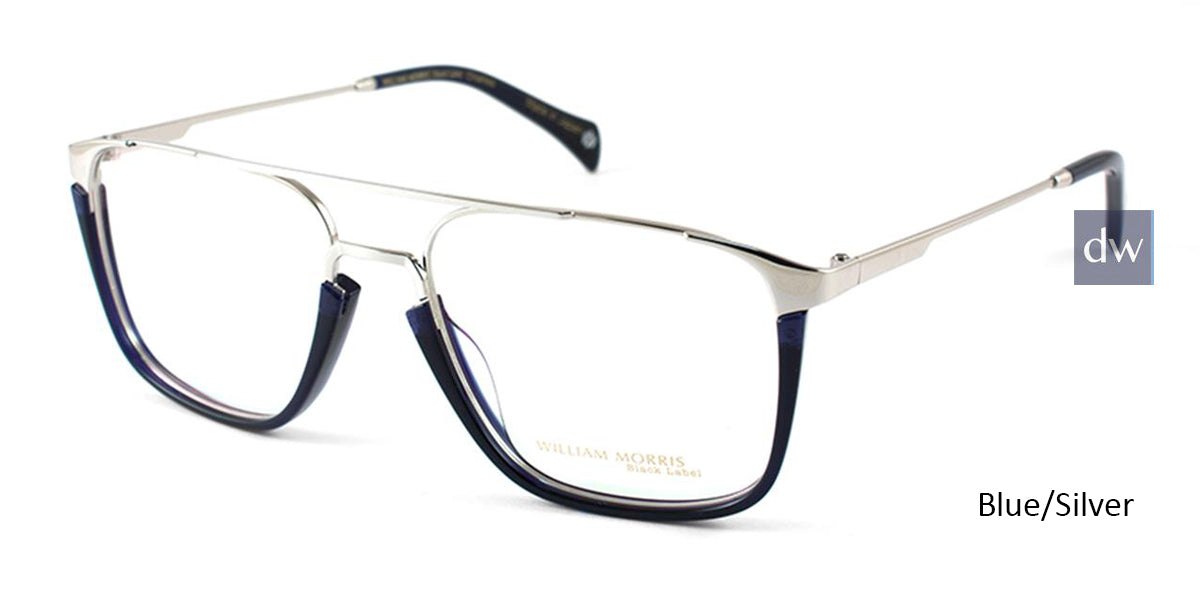 Blue/Silver William Morris Black Label BLCHARLES Eyeglasses