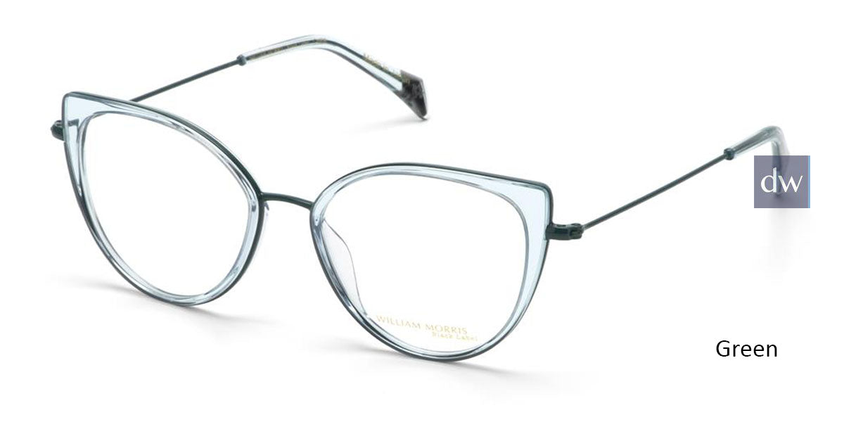 Green William Morris Black Label BLCHER Eyeglasses