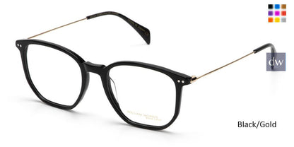 Black/Gold William Morris Black Label BLCONNOR Eyeglasses