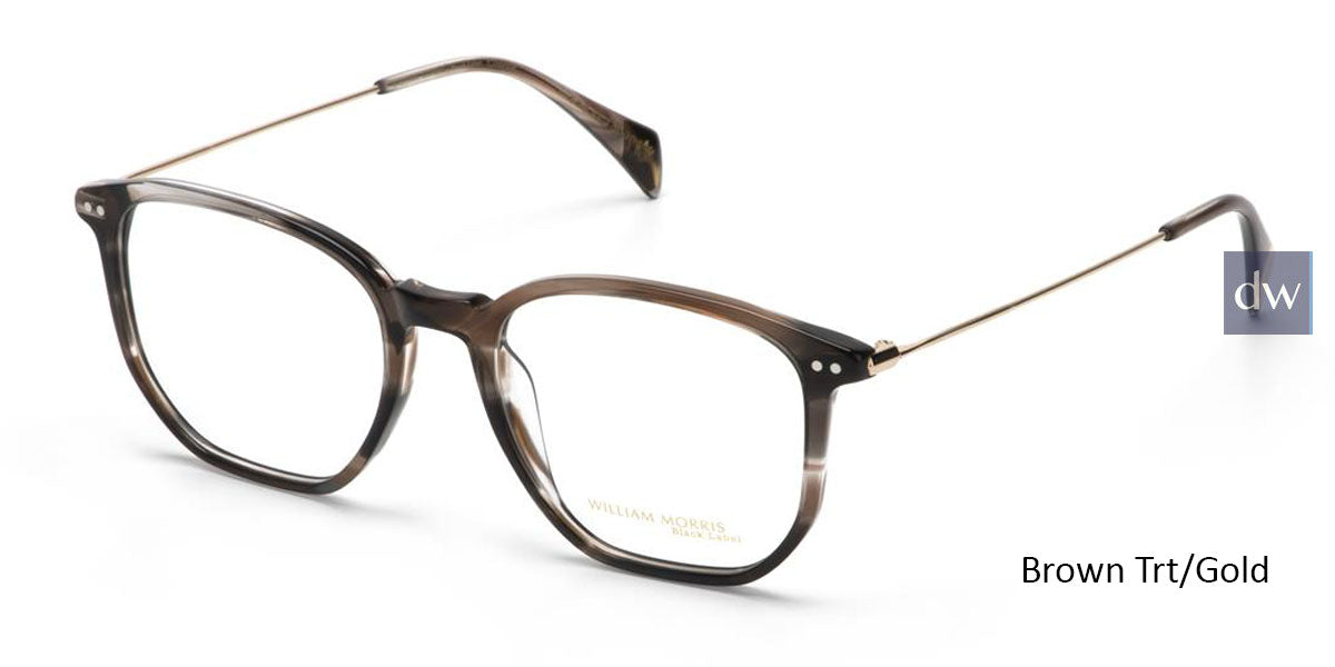 Brown Trt/Gold William Morris Black Label BLCONNOR Eyeglasses