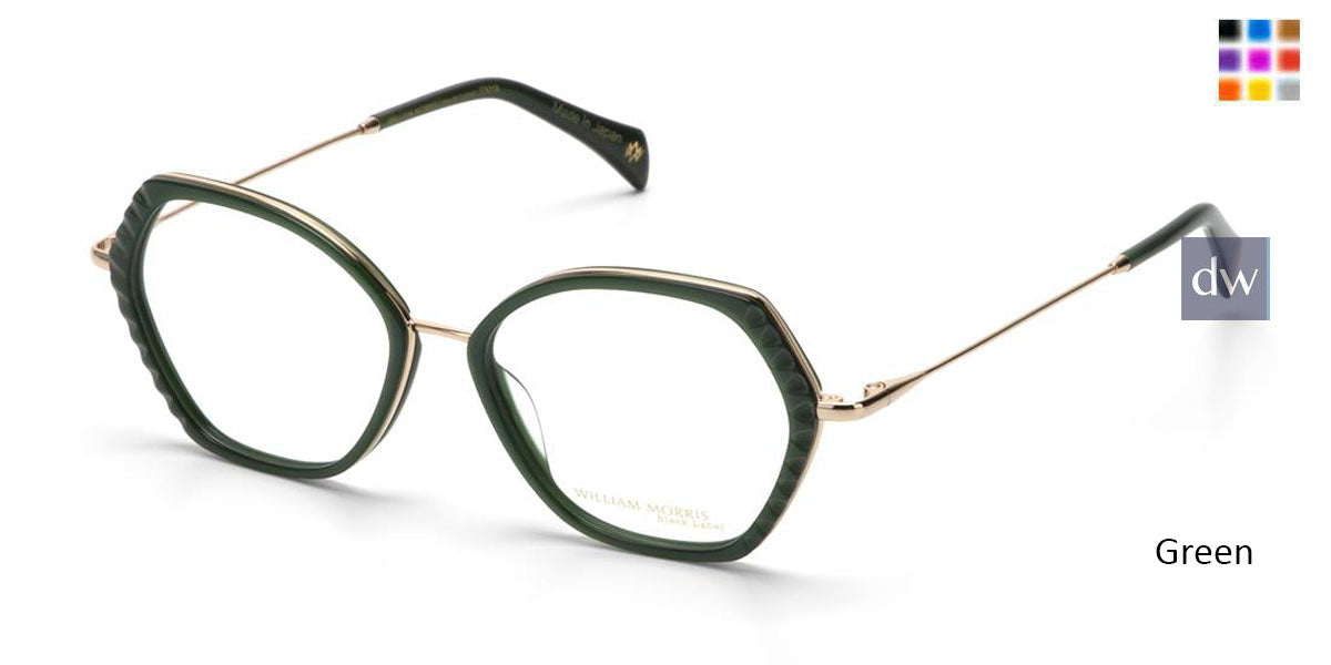 Green William Morris Black Label BLENYA Eyeglasses
