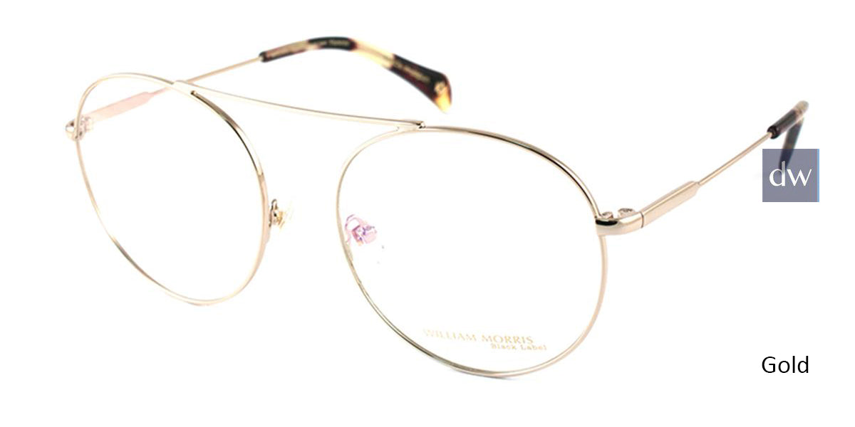 Gold William Morris Black Label BLFLORENCE Eyeglasses