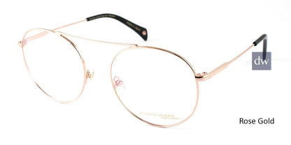 Rose Gold William Morris Black Label BLFLORENCE Eyeglasses