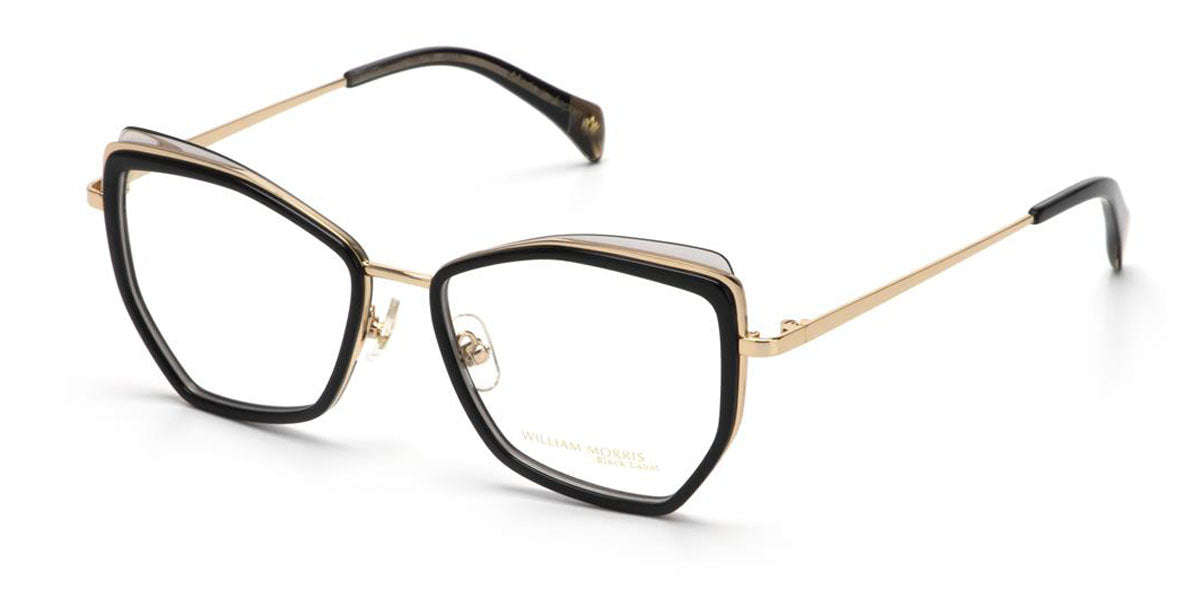 Black/Gold William Morris Black Label BLJACKIE Eyeglasses