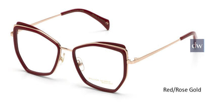 Red/Rose Gold William Morris Black Label BLJACKIE Eyeglasses