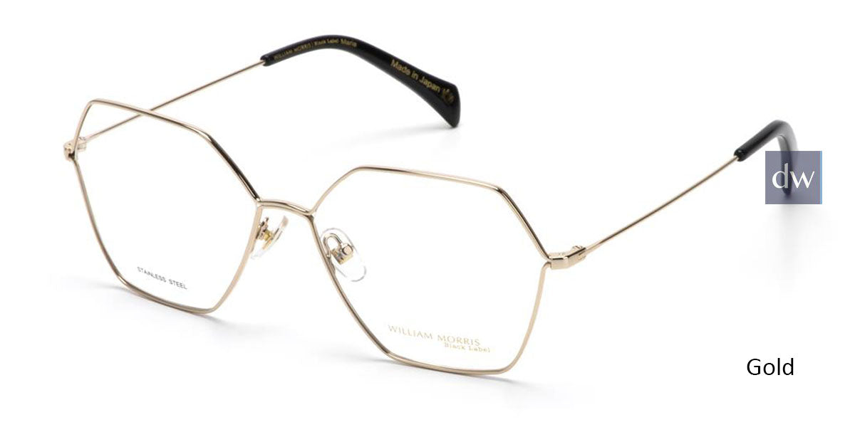 Gold William Morris Black Label BLMARIA Eyeglasses