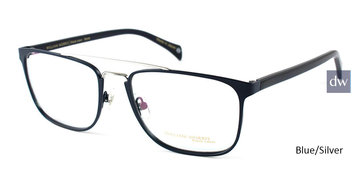 Blue/Silver William Morris Black Label BLMORRIS Eyeglasses