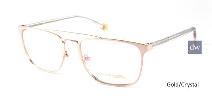 Gold/Crystal William Morris Black Label BLMORRIS Eyeglasses