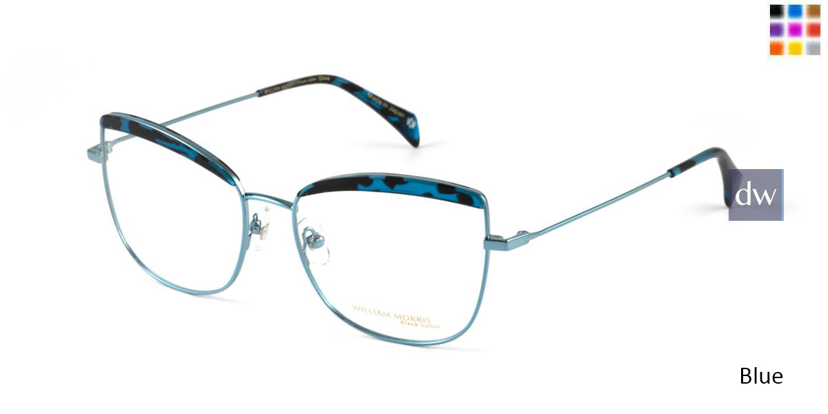Blue William Morris Black Label BLOLIVIA Eyeglasses