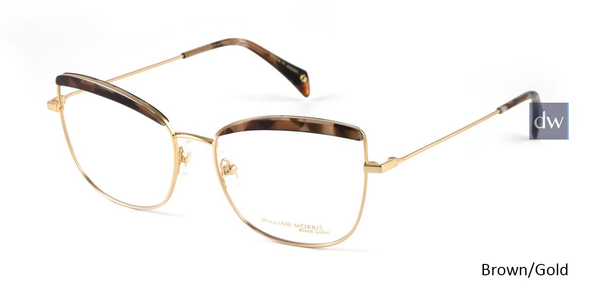 Brown/Gold William Morris Black Label BLOLIVIA Eyeglasses