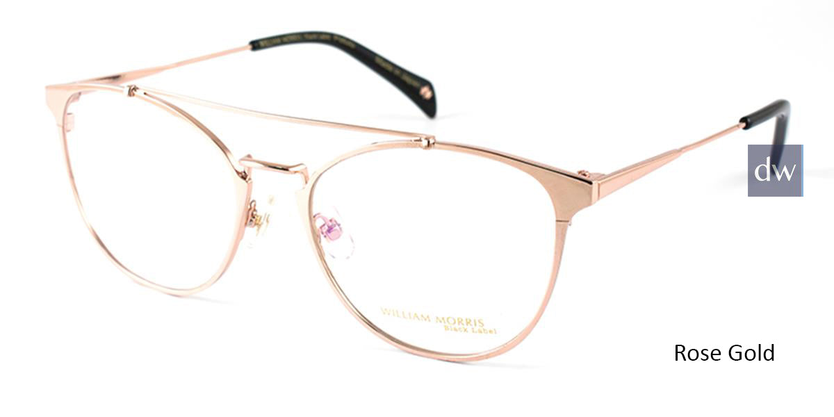Rose Gold William Morris Black Label BLPETULA Eyeglasses