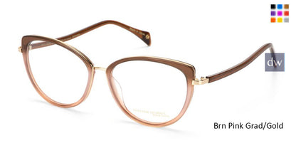 Brn Pink Grad/Gold William Morris Black Label BLREBECCA Eyeglasses