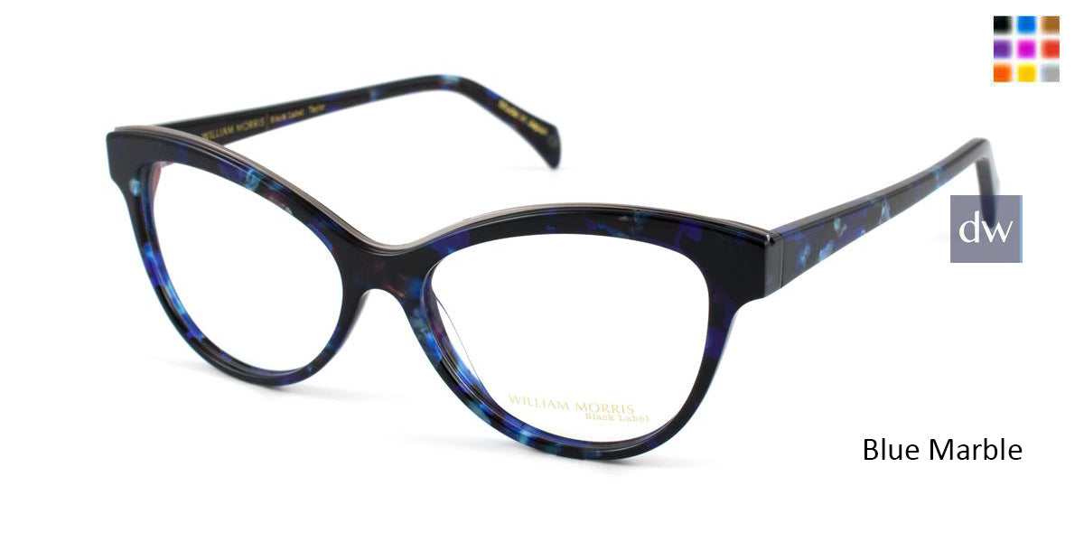 Blue Marble William Morris Black Label BLTAYLOR Eyeglasses