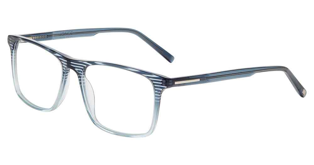  “Jones New York VJOM541 men's rectangle metal eyeglasses in Blue.”