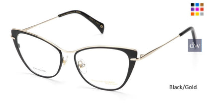 Black/Gold William Morris Black Label BLVANESSA Eyeglasses