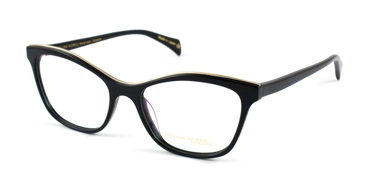 Black William Morris Black Label BLVIVIENNE Eyeglasses