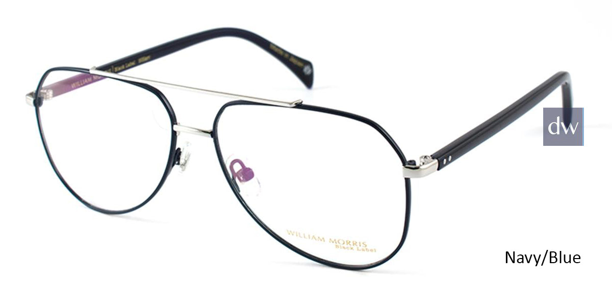 Navy/Blue William Morris Black Label BLWILLIAM Eyeglasses
