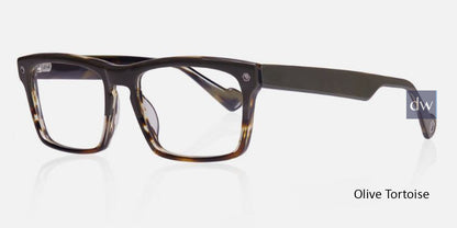 Olive Tortoise Kingsley BOWERY KR018 Eyeglasses.