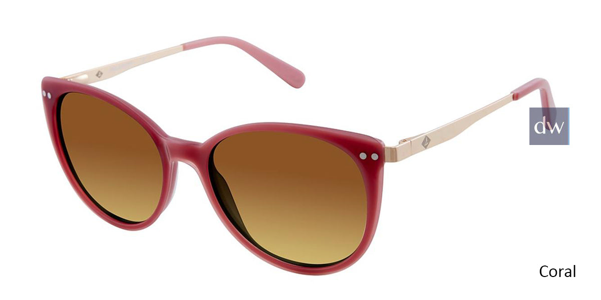 Coral Sperry BREEZE Polarized Sunglasses.