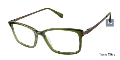 Trans Olive Sperry BRIXHAM Eyeglasses.