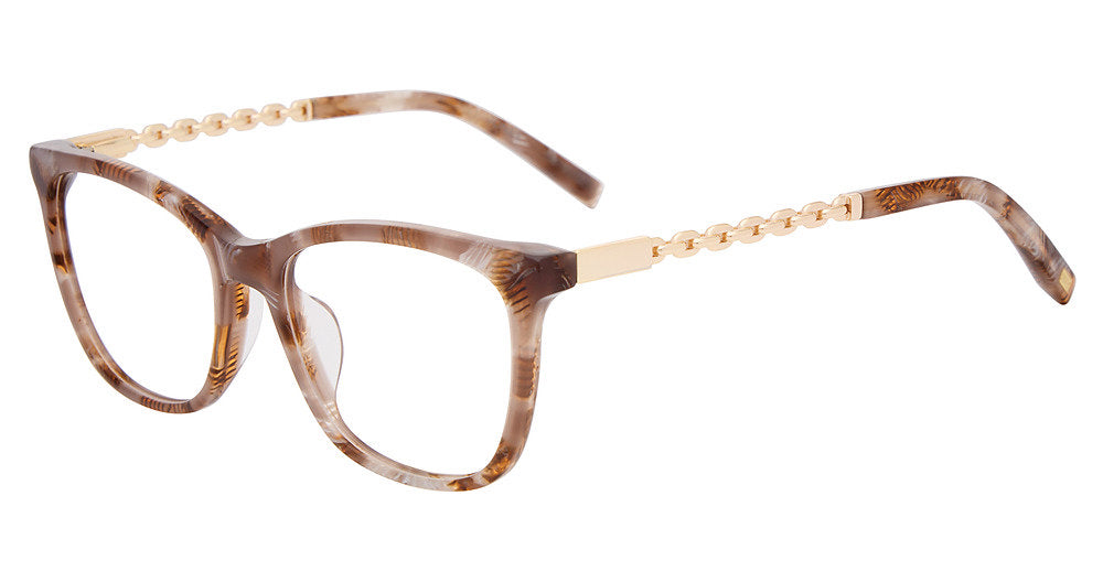 Jones New York VJON807 women's cat-eye plastic eyeglasses in Brown Texture.