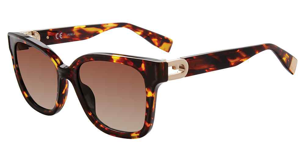 BROWN Furla SFU597 Sunglasses